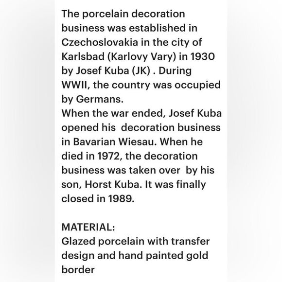 JKW 1930 Western Germany Fine Porcelain Luxurious Pink Gold Dinnerware Plate - Picture 8 of 12